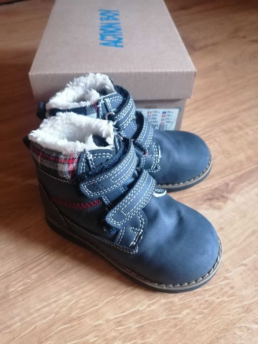 Buty zimowe ocieplane trzewiki 24