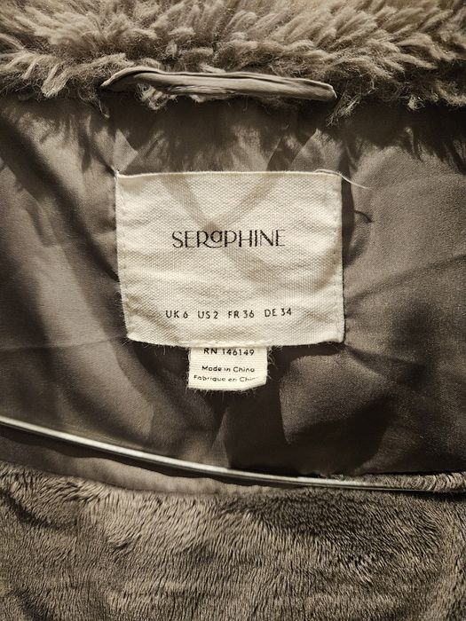 Płaszcz ciążowy z wstawką na nosidło Seraphine