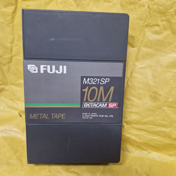 Kaseta Fuji M321SP Betacam SP 10M Metal Tape Professional stan idealny