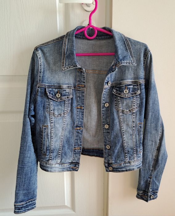 Bluza damska dzinsowa ze skrzydłami na plecach