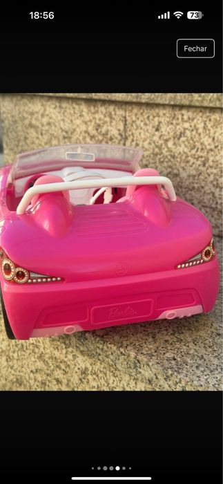 Carro rosa da Barbie