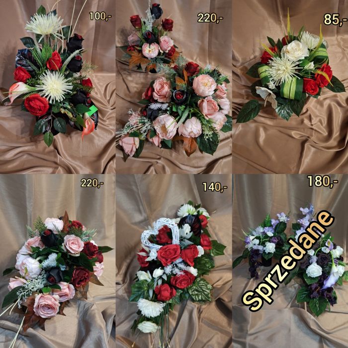 Wiązanki na cmentarz