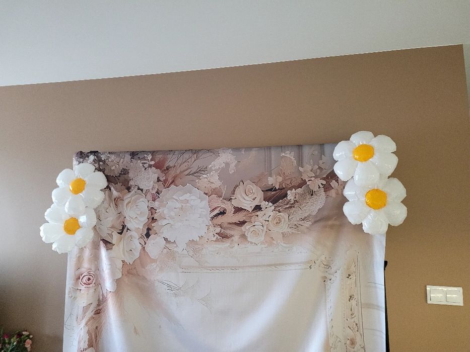 Balony kwiaty do dekoracji 4 szt.