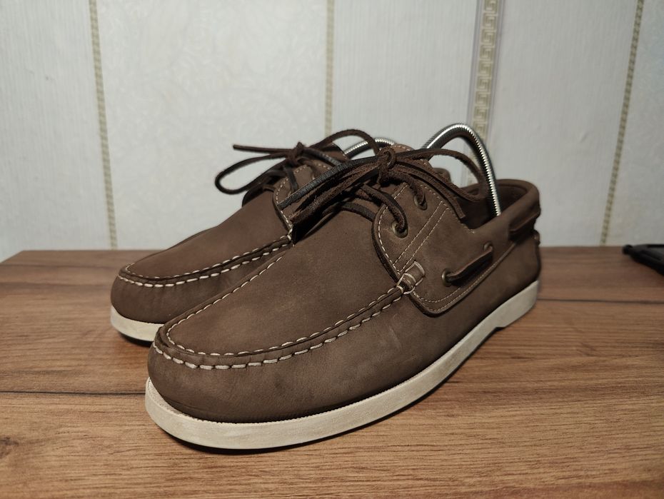 Чоловічі топсайдери Navyboot (Швейцарія), розмір 43, натуральний нубук