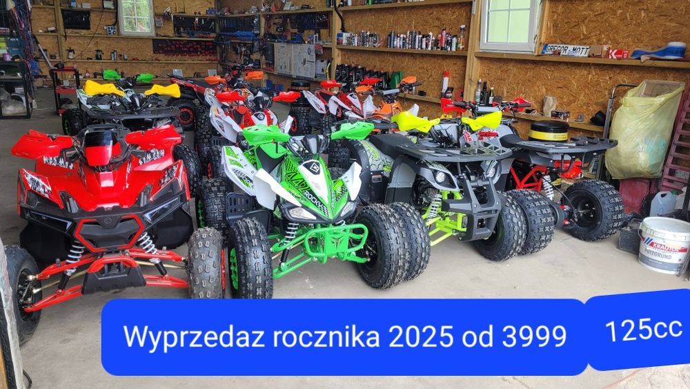 Nowy markowy quad atv enduro cross