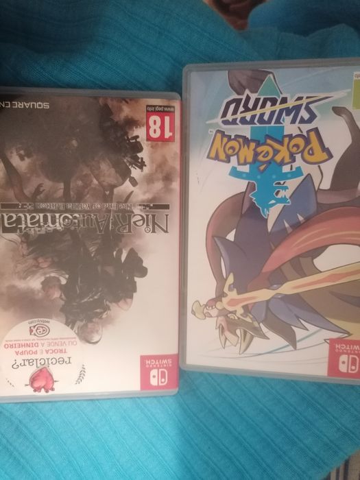 Vendo switch usada com jogos