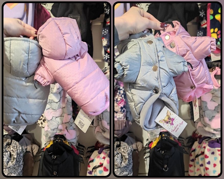 Зимняя одежда для собак,комбинезоны,куртки,пуховик