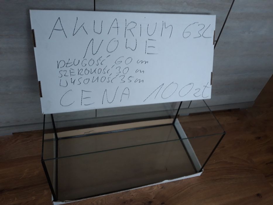 Akwarium 63 l NOWE