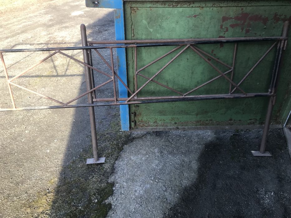 Металева оградка — 12,65 погонних метрів, нова, зварна