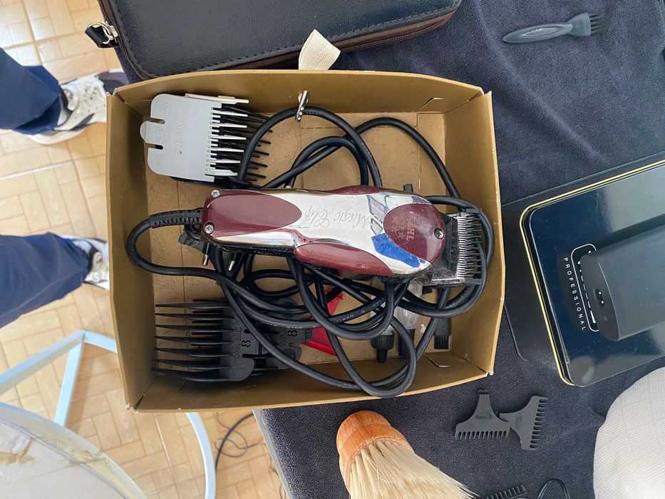 maquina barbeiro whal magic clip