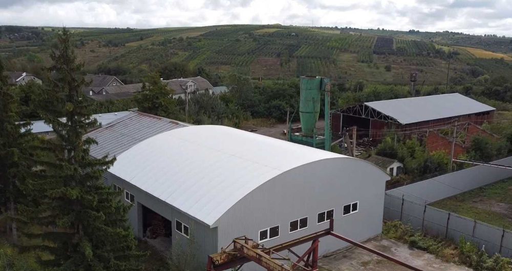 Промзона: Складський комплекс, Ангари, Виробництво 450кВт, Кран-балка