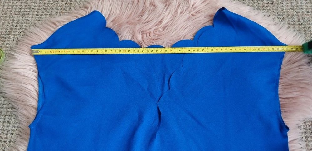 elegancka niebieska bluzka damska