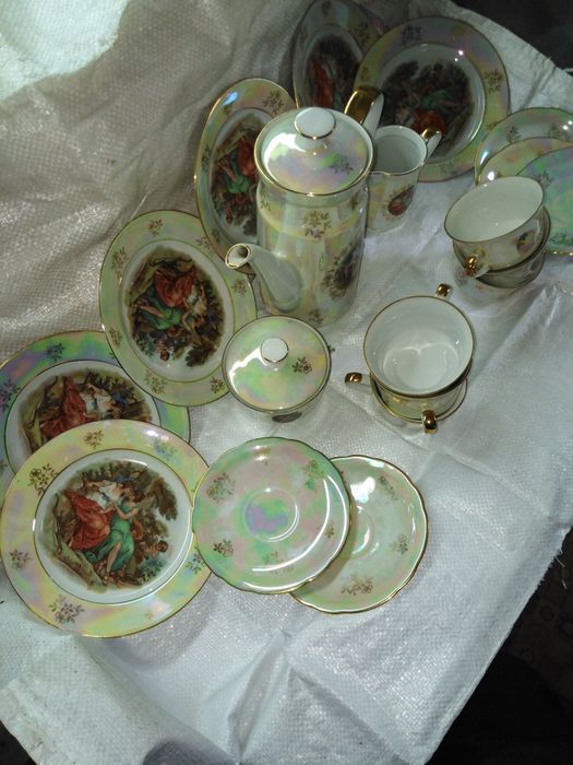 Немецкий чайный сервиз"Пастушка"