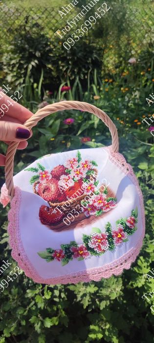 Рушнички до Спасу та Великодня вишиті бісером