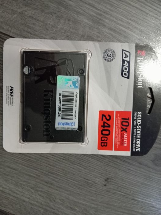 Продам ссд  накопичувач KINGSTON A400 240GB SATAIII TLC (SA400S37/240G