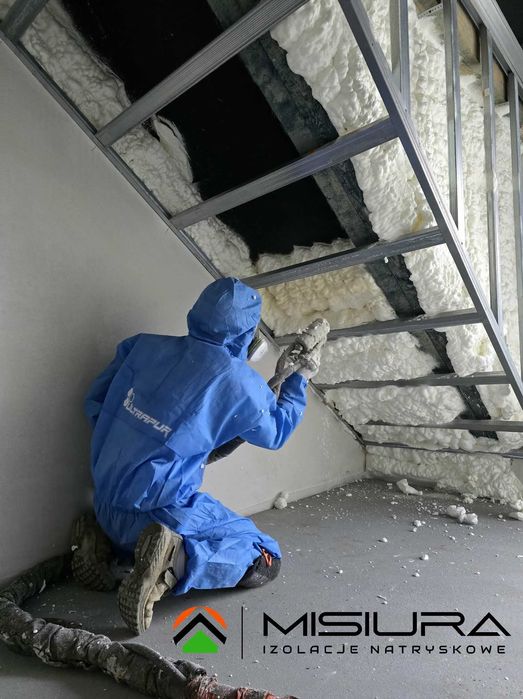 Ocieplanie poddasza pianą PUR, Ocieplenie poddasza pianką PUR