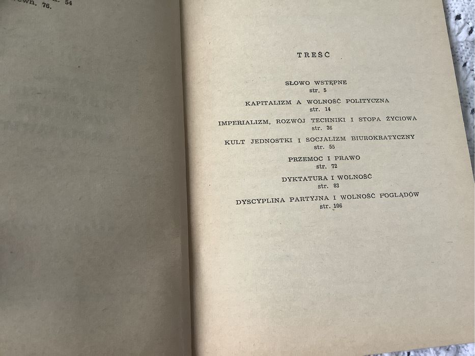 Wolnosc w systemie dyktatury proletariatu Kuszko