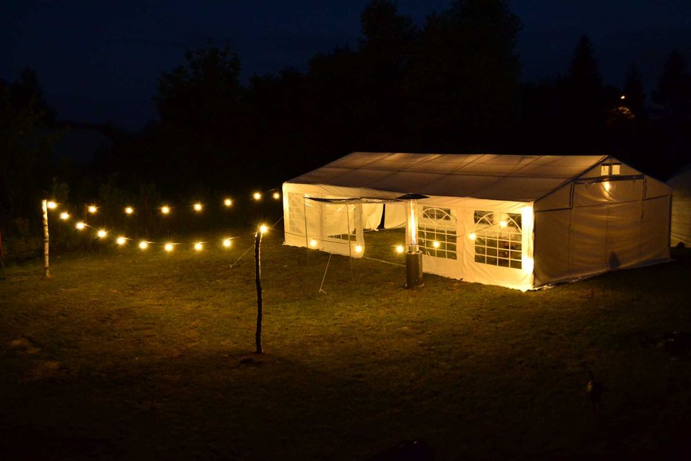 Wynajem namiotów, krzeseł, stołów, catering, kompleksowa organizacja.