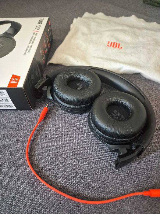 Słuchawki nauszne JBL Tune 520BT czarne