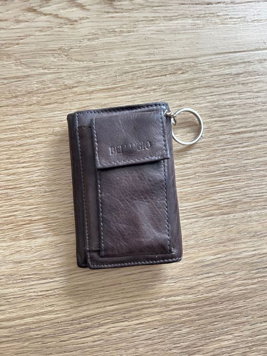 Breloczek - galanteria skórzana - sakiewka na dokumenty