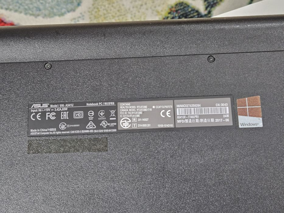 Asus Intel i7 8GB RAM