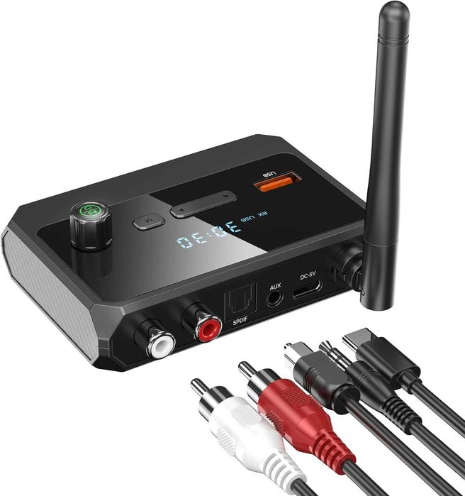 Odbiornik Bluetooth 5.3 RCA AUX HiFi do wieży stereo