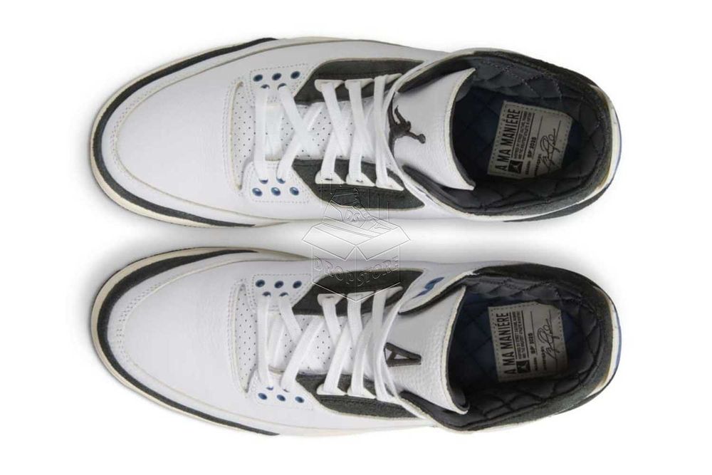 Nike AIR JORDAN 3 A Ma Maniére For The Love Diffused Blue – Buty | HV8571–100