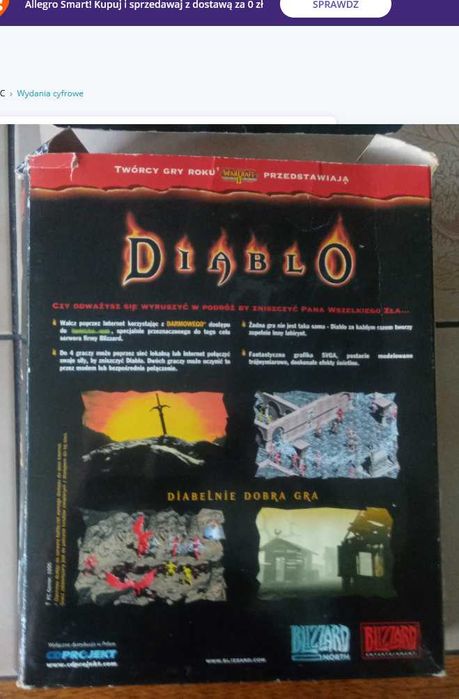 Diablo (1996) PC Big Box PL Komplete *UNIKAT* !