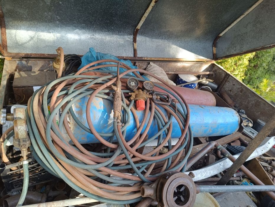 Zestaw do spawania gazowego tlen-acetylen reduktory