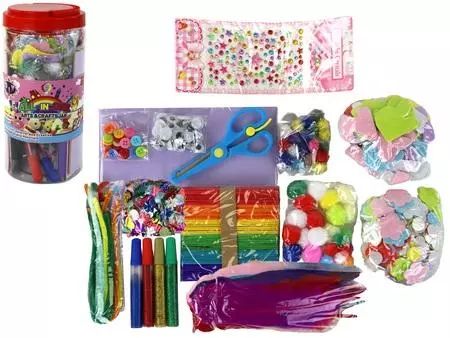 Zestaw Artystyczny W Słoiku. Leantoys. Nowy Produkt