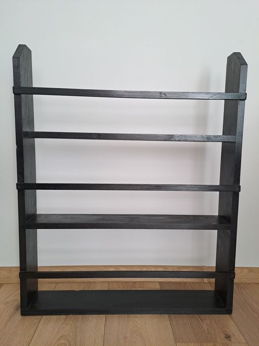 Półka na książki 80×65 cm – półka ścienna / regał wiszący