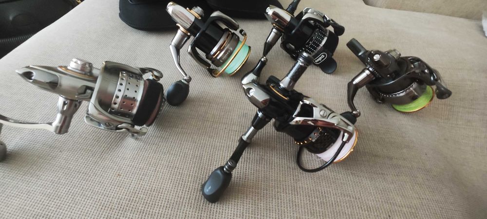 Kołowrotki spinningowe Daiwa i Megabass