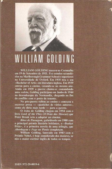 Abordagem de William Golding edição Difel