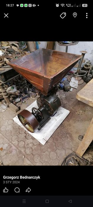 Śrutownik stary zabytkowy