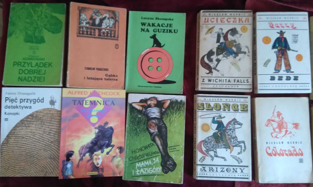 Książki młodzieżowe przygodowe i fantastyka