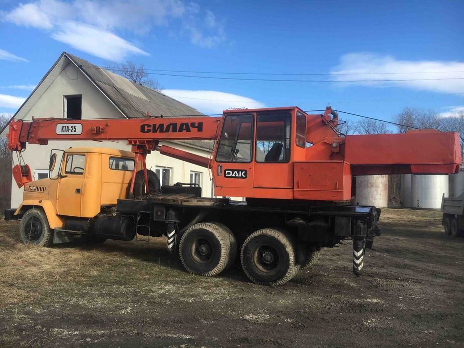 Продам автокран КТА-25 на базі Краз-65101 2006 року