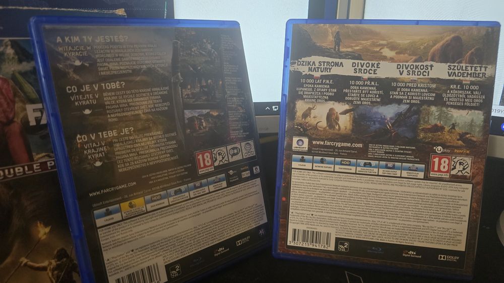 Far cry 4 primal double pack zestaw ps4 polska wersja dobry stan
