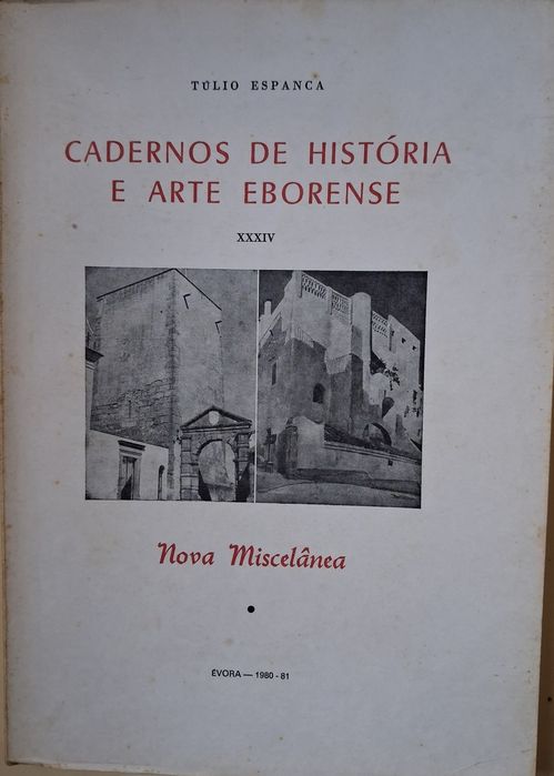 Lote de 3  "Cadernos de História e Arte Eborense" 1982