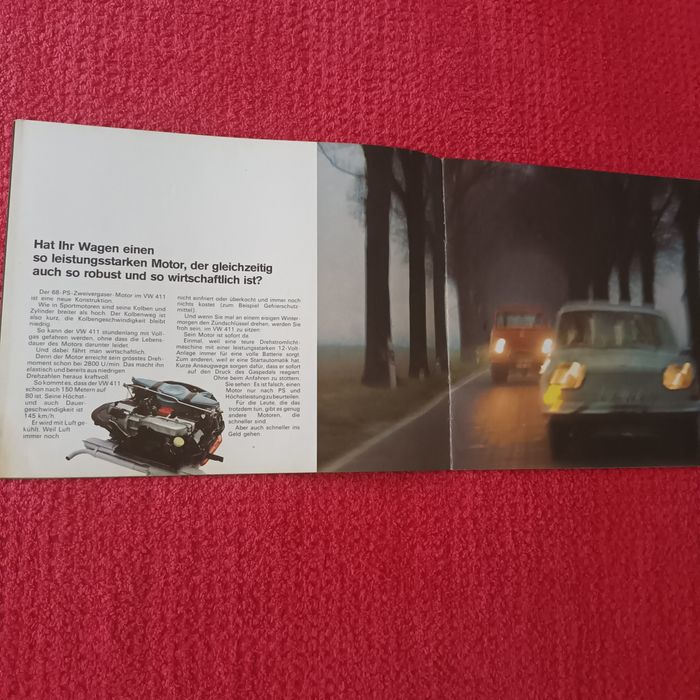 Prospekt  VW 411