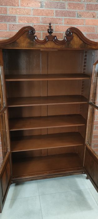 Piękna biblioteka witryna Ludwik Filip antyk