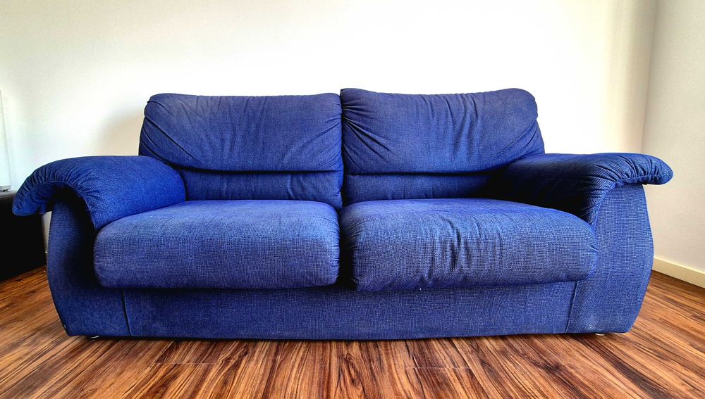 Sofa de 2 lugares Azul Escuro