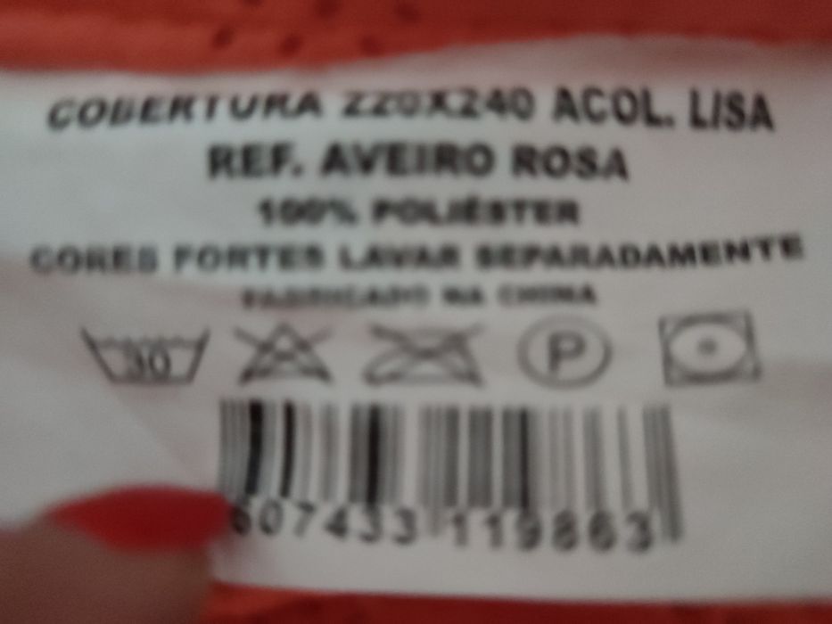 Colcha verão  coral