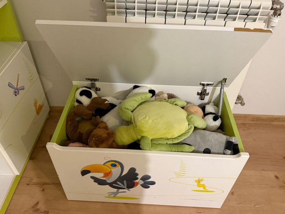 Komplet meble dziecięce MEBLIK Happy Animals White