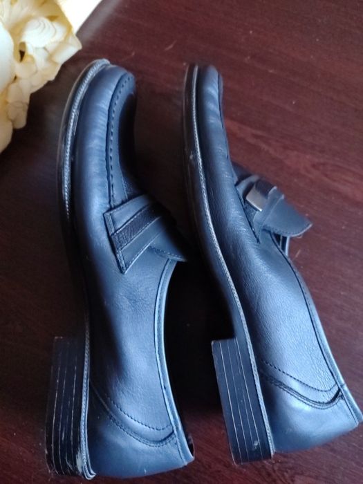 Туфли мужские, кожа.