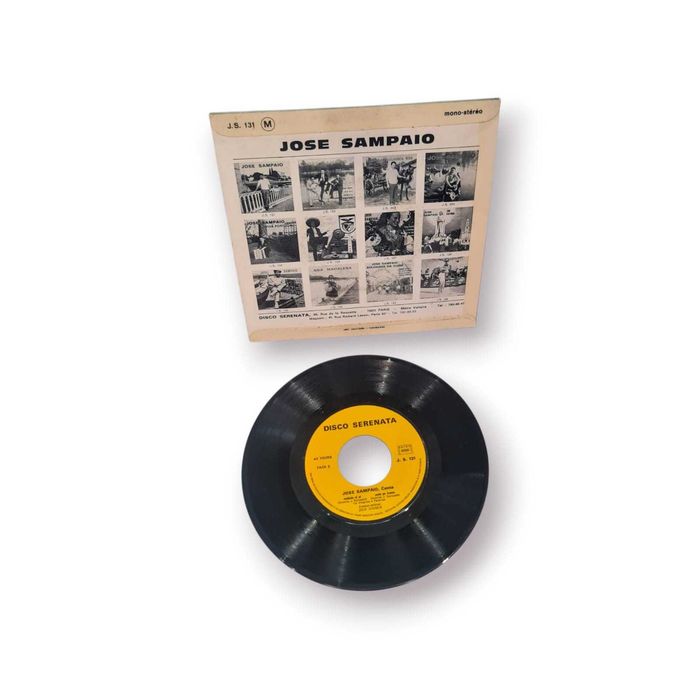 Vinil Single José Sampaio – Disco Serenata J.S. 131 (45 RPM) – VG+