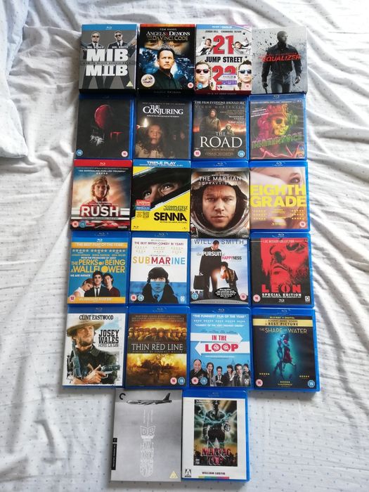 Blu rays de grandes filmes (portes grátis)