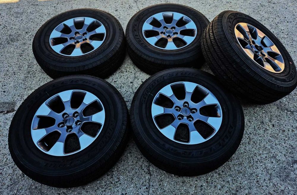 Jeep Wrangler JL/JK Rubicon Gladiator Sahara Nowe Oryginalne Alufelgi Koła Całoroczne 18 Cali-5szt