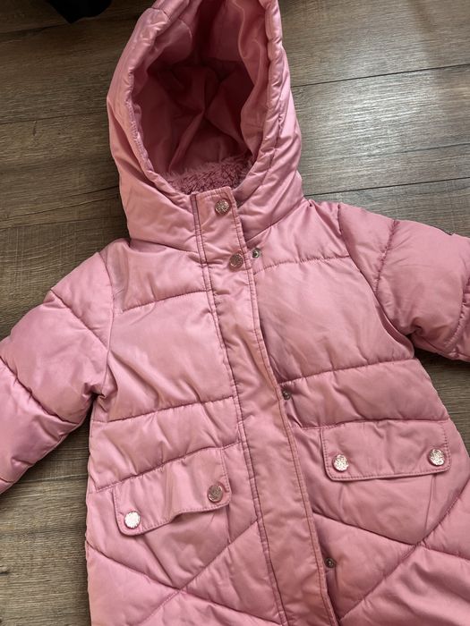 Зимове пальто для дівчинки 98