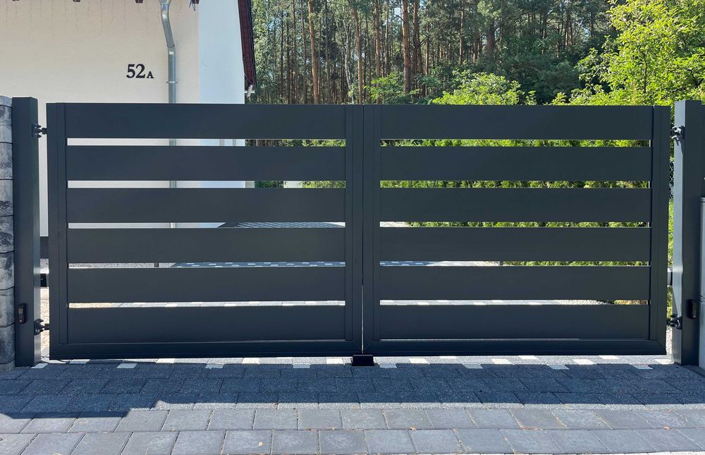 Ogrodzenie Frontowe, Palisada Aluminium, Przęsła Aluminiowe, Joniec -