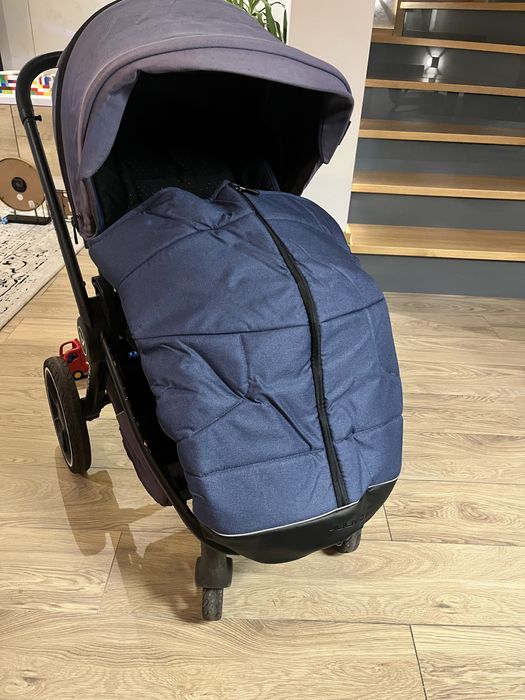 Muuvo Quick 3.0 Wózek Spacerowy Black Chrome Azure Blue